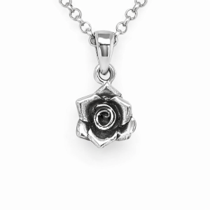 925 OXI 3D FLOWER PENDANT - 21X11 - 2g <br/>M10402