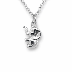 925 SITTING ELEPHANT CHARM - 22X13 - 3.1g <br/>M10403