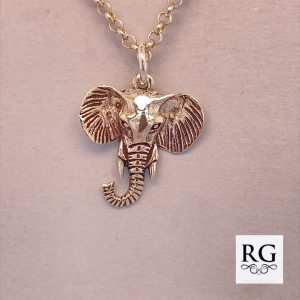 925 OXI ELEPHANT HEAD CHARM - 25X19 - 1.7g <br/>M10405