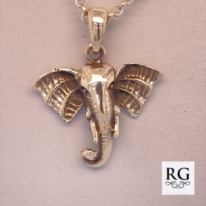 925 OXI ELEPHANT HEAD PENDANT - 30X25 - 3.9g <br/>M10412