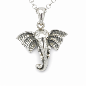 925 OXI ELEPHANT HEAD PENDANT - 30X25 - 3.9g <br/>M10412