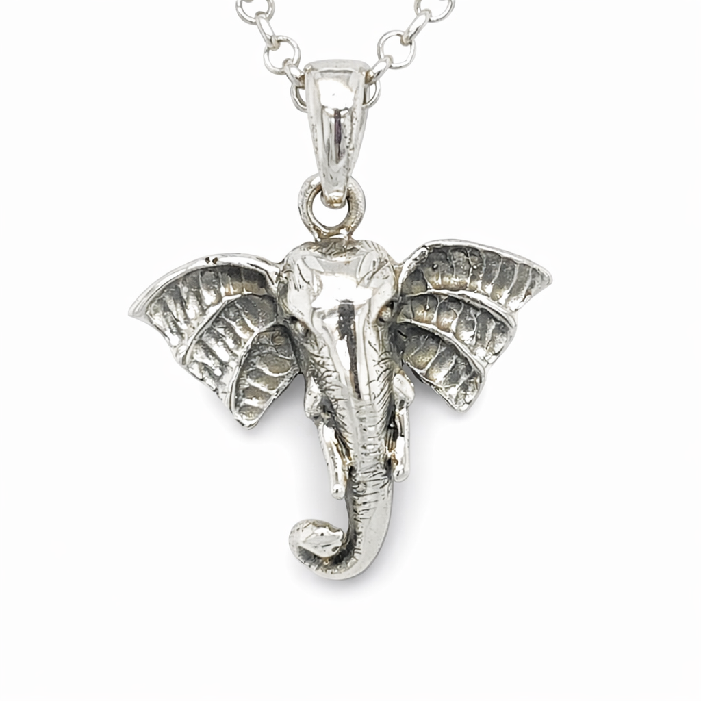 925 OXI ELEPHANT HEAD PENDANT - 30X25 - 3.9g <br/>M10412