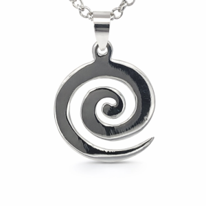 925 PLAIN FLAT SPIRAL PENDANT - 30X19 - 2g <br/>M10449