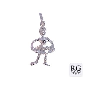 925 ETCHED BALLERINA CHARM - 25X11 - 1.5g <br/>M10459