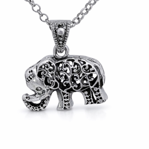 925 OXI FILIGREE BALI ELEPHANT PEND - 24X22 - 5.25 <br/>M10512