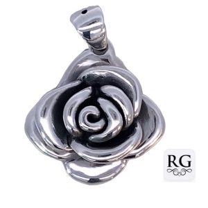 925 OXI ELECTROF ROSE BULKY PEND - 42X32 - 6.4g <br/>M10515