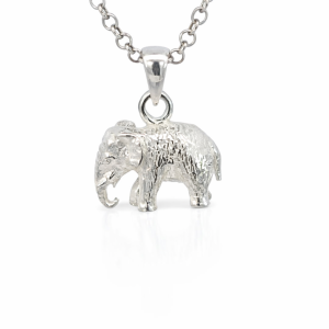 925 MATT TEXTURED BALI ELEPHANT PEND - 21X16 6.24g <br/>M10532