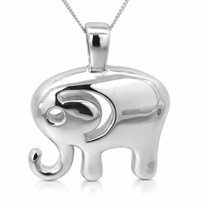 925 PLAIN EF ELEPHANT PENDANT  - 44X36 - 8.2g <br/>M10542