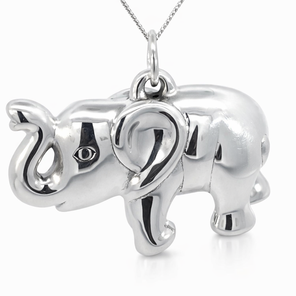925 PLAIN ELECTROF BALI ELEPHANT CHARM 38X48 9.8g <br/>M10546