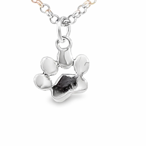 925 PLAIN FLAT PAW PRINT CHARM - 18X13 - 1g  <br/>M10568