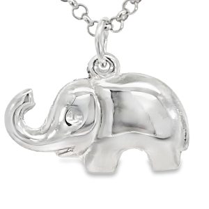 925 HOL PLAIN BALI ELEPHANT CHARM - 22X26 - 2.97g <br/>M10570