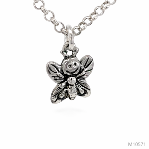 925 OXI SMILING BEE CHARM - 16X11 - 0.98g <br/>M10571
