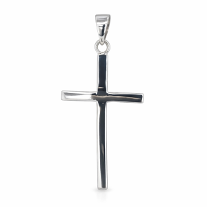925 PLAIN FLAT THIN CROSS - 33X13 - 0.95g <br/>M10606