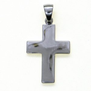 925 PLAIN FLAT CROSS - 28X14 - 1.6g <br/>M10643