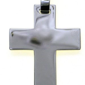 925 PLAIN FLAT  CROSS - 40X25