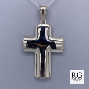 925 PLAIN BULKY CROSS - 48X27 - 7.9g <br/>M10645