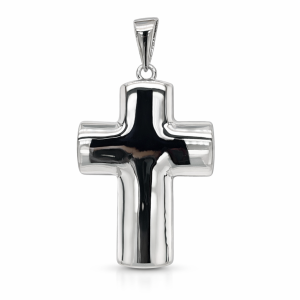 925 PLAIN BULKY CROSS - 48X27 - 7.9g <br/>M10645