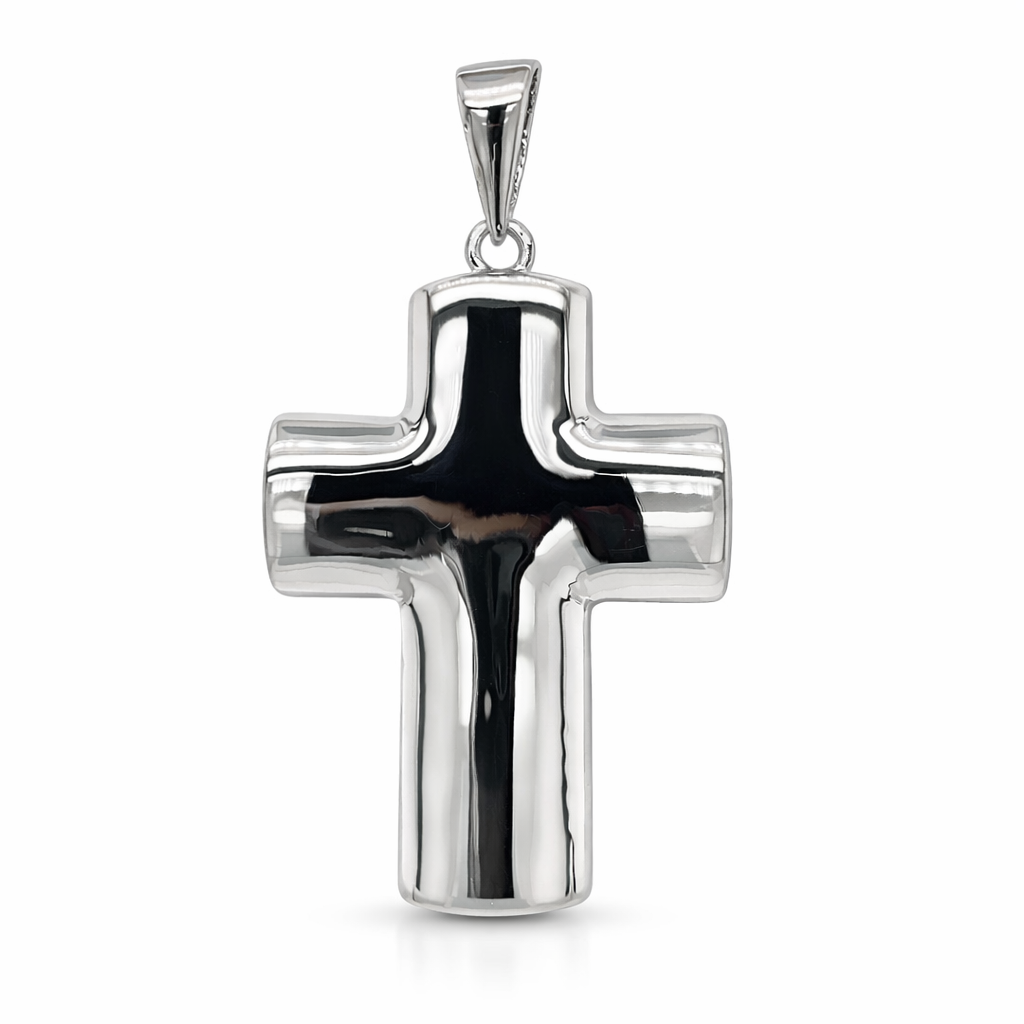 925 PLAIN BULKY CROSS - 48X27 - 7.9g <br/>M10645