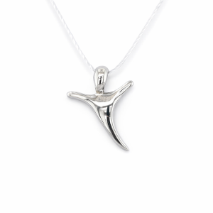 925 PLAIN ABSTRACT CROSS - 17X13 - 0.8g <br/>M10647