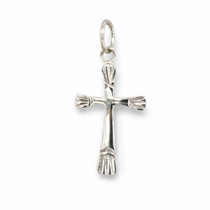 925 LINES ON ENDS FLAT CROSS - 32X15 - 1.07g <br/>M10654