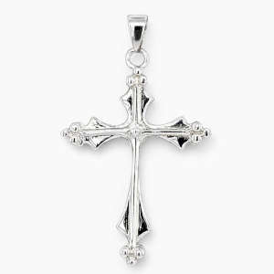 925 3 DOTS ON ENDS CROSS - 42X24 - 3.15g <br/>M10655