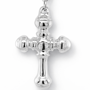 925 ELECTROFORM ETCHED BULKY CROSS - 77X50 - 10.5g <br/>M10672