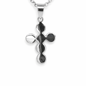 925 PLAIN CIRCLES CROSS - 35X18 - 2.5g <br/>M10688
