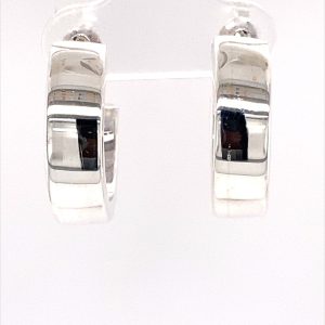 925 PLAIN HOL RECT TUBE HALF HOOPS - 20X6 - 4.2g  <br/>M11548