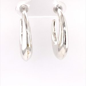 925 HOLLOW C-HOOPS - STUDS - 25X6 <br/>M11591
