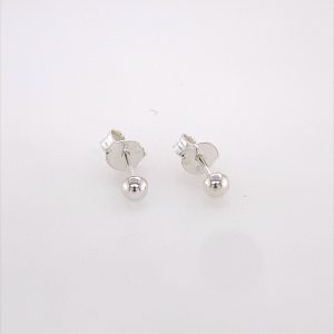 925 HOLLOW PLAIN 1/2 BALL STUDS - 3MM - 0.5g <br/>M11619