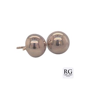 925 HOLLOW PLAIN 1/2 BALL STUDS - 10MM - 1.8g <br/>M11623