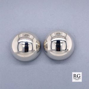 925 HOLLOW PLAIN 1/2 BALL STUDS - 16MM - 4.2g <br/>M11626