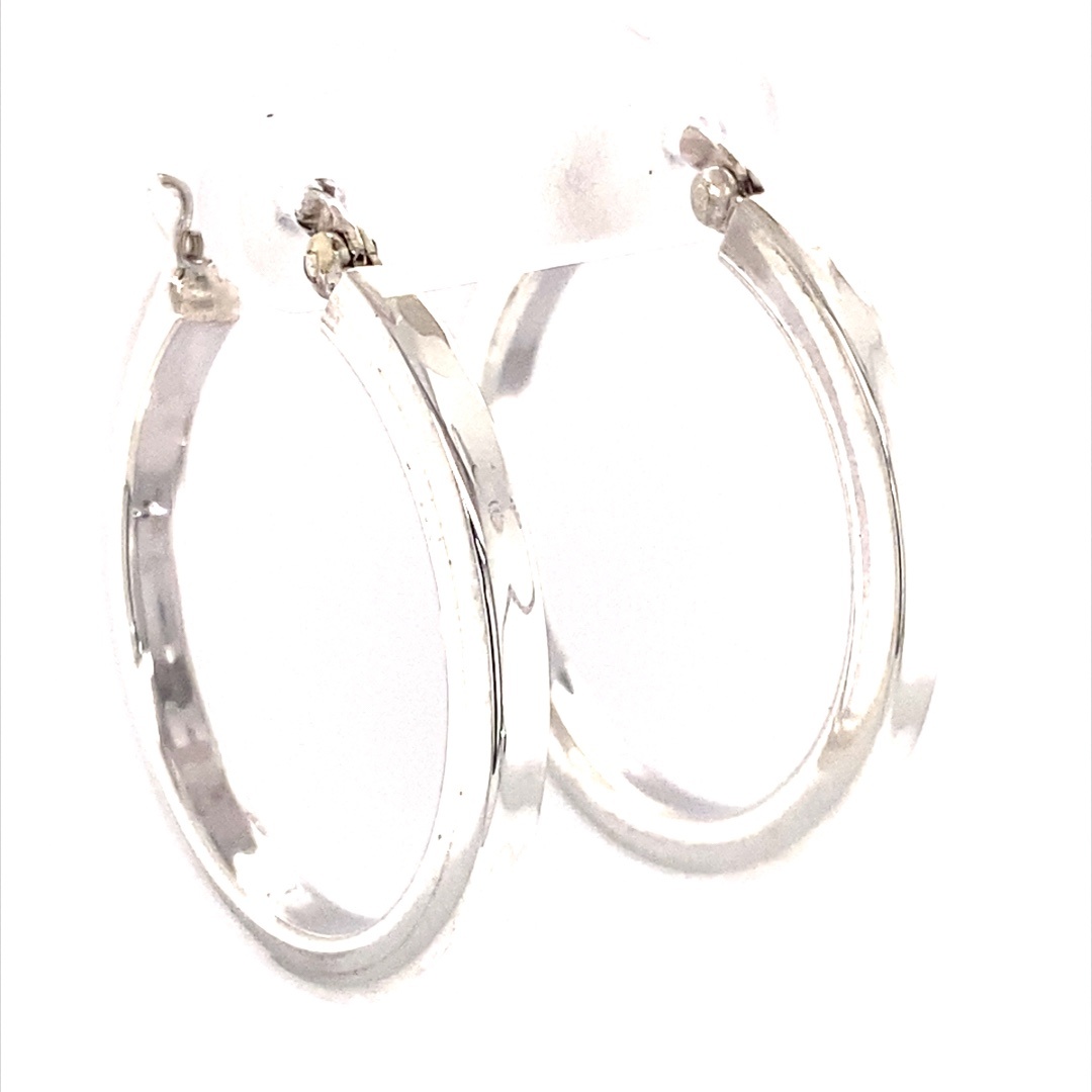 925 HOLLOW SQ TUBE HOOPS - 30X3 - 7.2g HINGE <br/>M11697 - Image 2