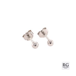 925 HOLLOW PLAIN BALL STUDS - 3MM - 0.4g <br/>M11987