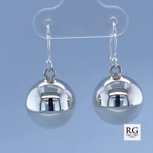 925 DROP BALL ON SHEPHERD HOOK EAR - 28X14 - 5.5g <br/>M12037