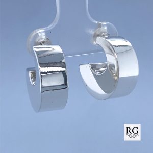 925 HOLLOW RECT TUBE HALF HOOPS - 17X7 - 5g <br/>M12129