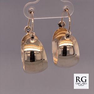 925 PLAIN ROUND BASKET HOOPS - 30X11 - 6.6g <br/>M12386