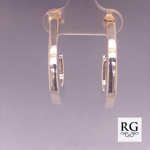 925 ELECTROFORM OVAL HALF HOOPS - 26X3 - 4g <br/>M12407