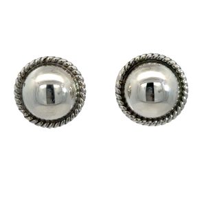 925 HOLLOW HALF BALL ROPE EDGE STUDS - 13MM - 3.1g <br/>M12427