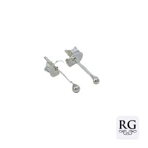 925 HOLLOW PLAIN BALL STUDS - 2MM - 0.38g <br/>M12492