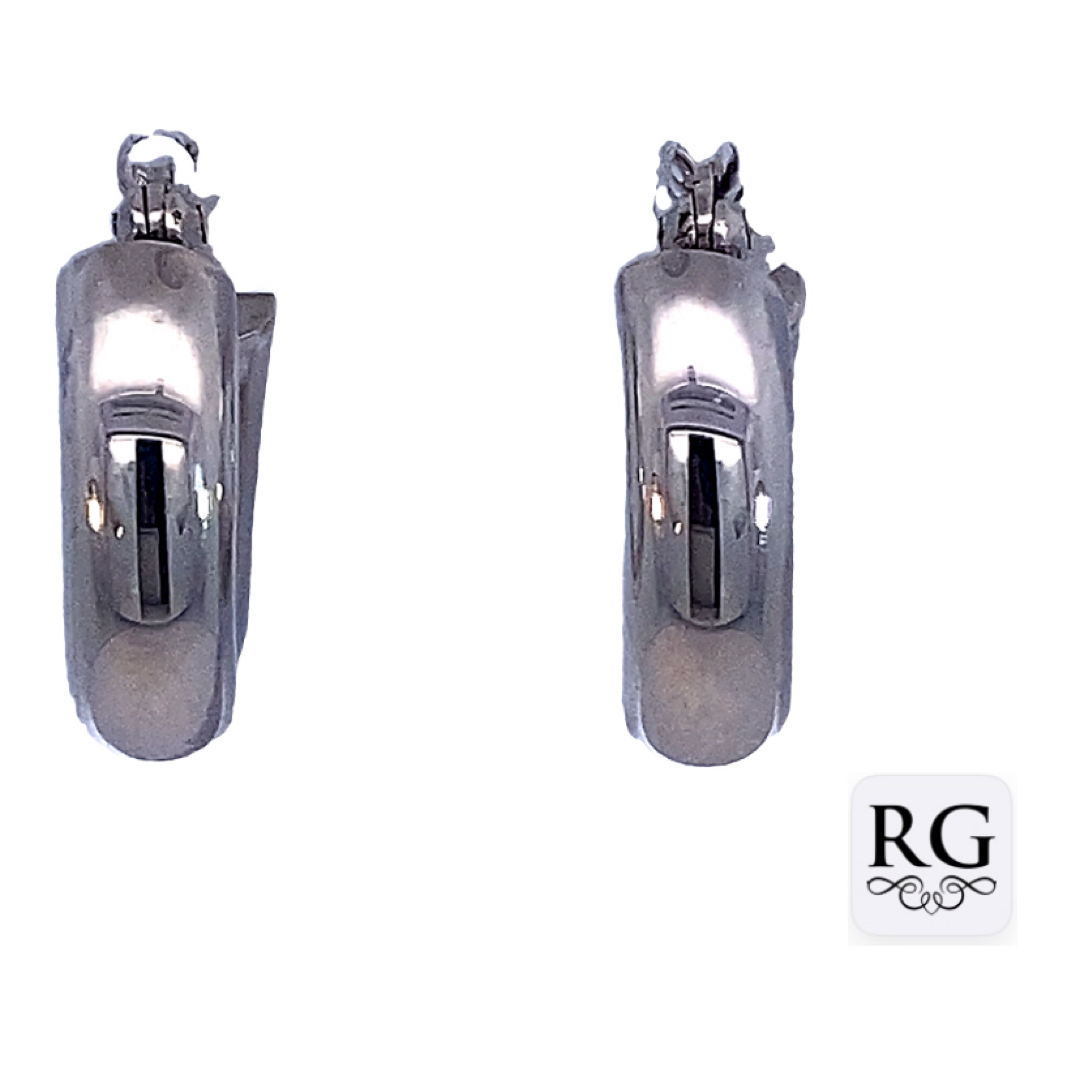 925 HOLLOW RND TUBE HALF HOOPS - 19X5 - 5.2g <br/>M12670