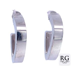 925 HOL GEOMETRIC TRIANGLE HOOPS - 25X5 - 5.2g <br/>M12672