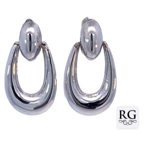 925 OPEN CUT OVAL ON HALF OVAL STUDS - 27X15  6.4g <br/>M12773