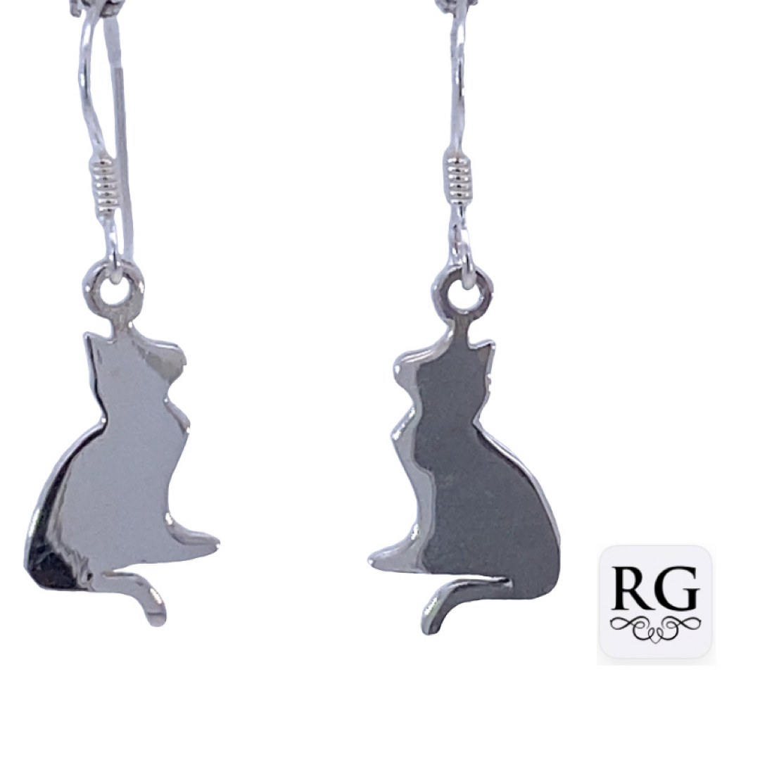 925 PLAIN SITTING CAT DISC DROP EAR - 32X10 1.37g <br/>M12776