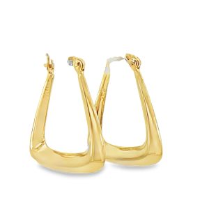 925 GLD PL GRADUATED TRIANGLE HOOPS - 26X5 - 4.5g <br/>M12822