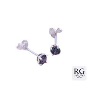925 MYSTIC QRTZ 4 CLAW BASKET STUDS - 4MM - 0.68g <br/>M12825