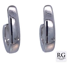 925 ELECTROFORM RECT HALF HOOPS - 23X5 - 4.1g <br/>M12863