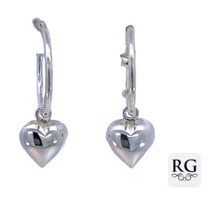 925 HEART PRETTYWOMAN EARRINGS - 18X1.5+10 - 2.7g <br/>M12917