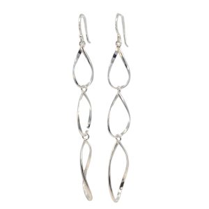 925 TRIP OUTLINE TWIST T/DROP DROP EAR 95X18 4.3g  <br/>M12982