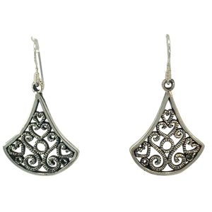 925 OXI FIL FAN SHAPE FLAT DROP EAR 40X22 5.6g  <br/>M13018